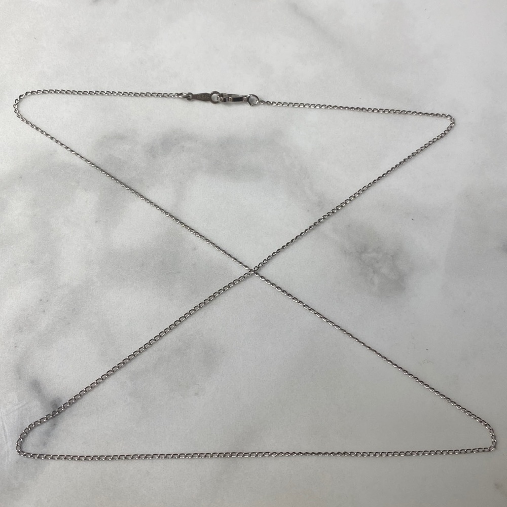 19” Sterling‎ silver Chain
